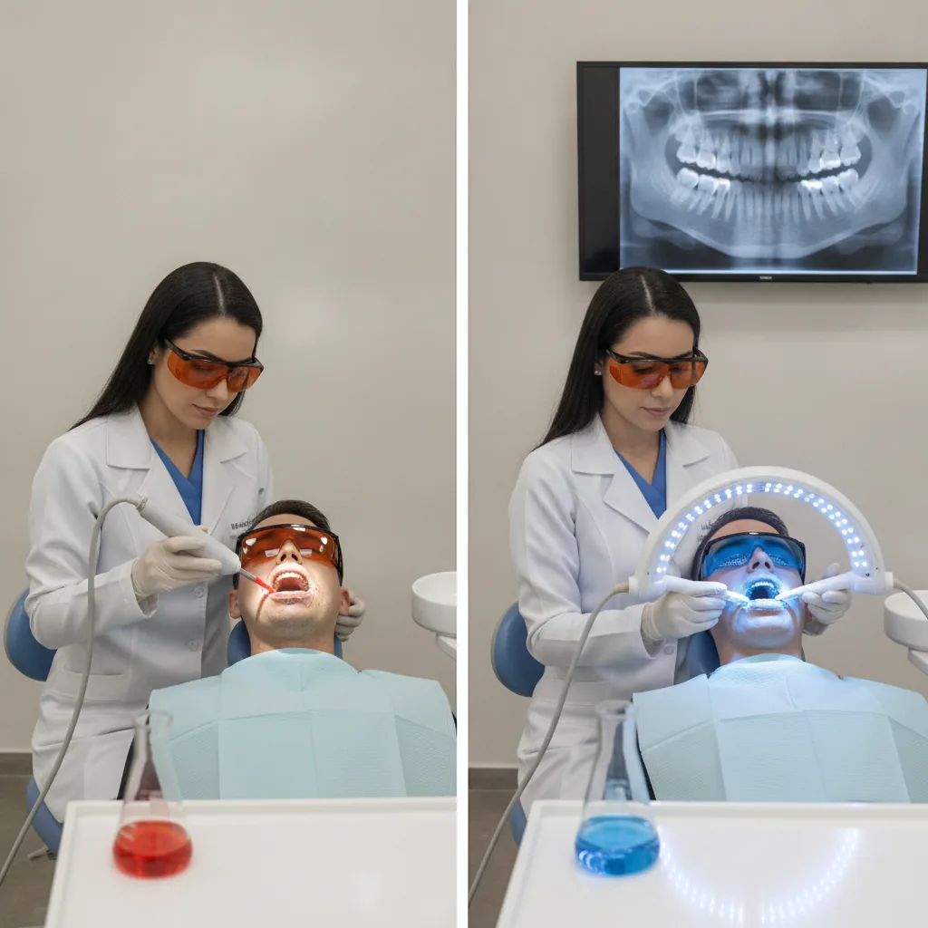 Clareamento a Laser ou LED em Goiânia: Qual a Diferença?